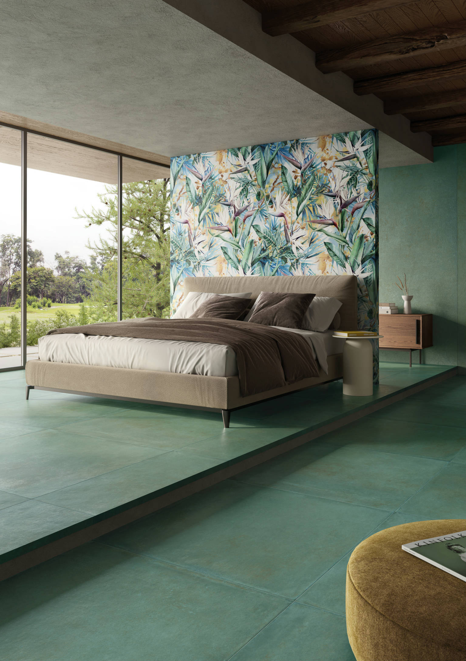 Charleston Kiawah Green 40x40 | Garcia Imported Tile