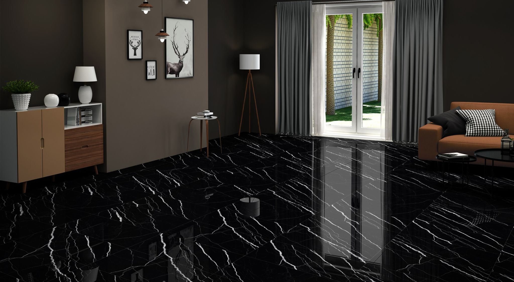 Treasure Midnight Nero 24x48 | Garcia Imported Tile